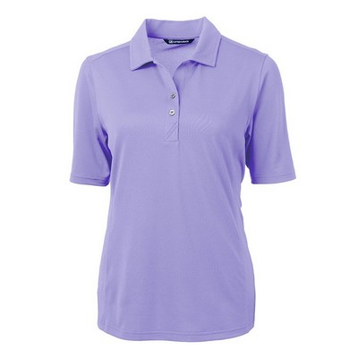 Cutter and Buck Ladies Virtue Eco Pique Recycled Polo